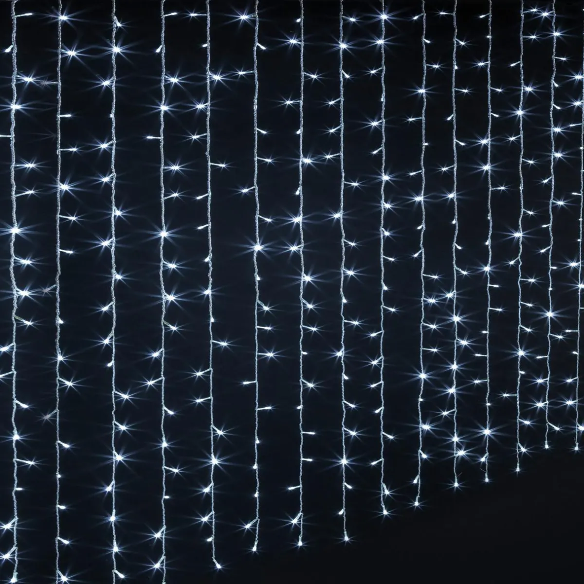 Feeric Lights & Christmas Rideau lumineux H1,5 m L0,90 m 200 LED Blanc froid Outlet