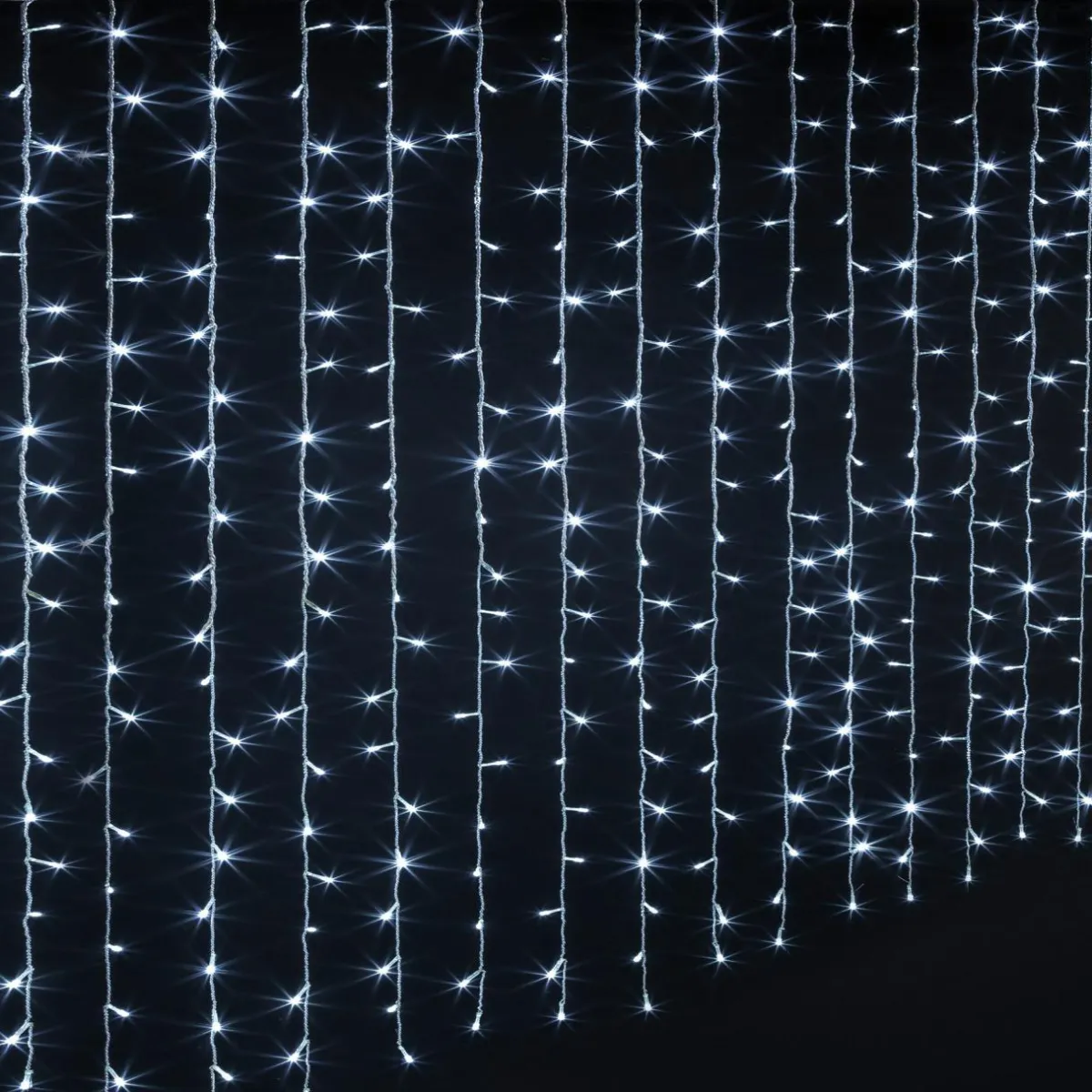 Feeric Lights & Christmas Rideau lumineux H2 m L1,50 m 300 LED Blanc froid Discount