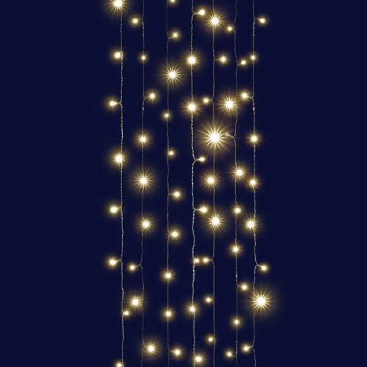 BLACHERE Rideau lumineux interconnectable H2 m L2 m 96 LED Chute de neige Blanc chaud Best