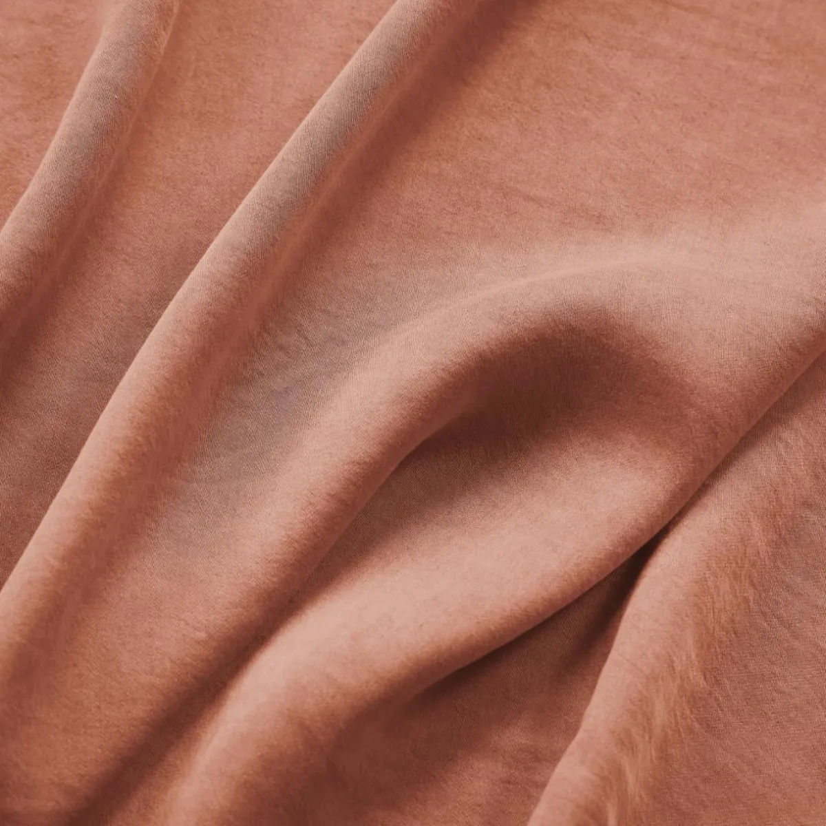 EMINZA Rideau lyocell Tencel™ ajustable (140 x max 270 cm) Olivia Terracotta Online