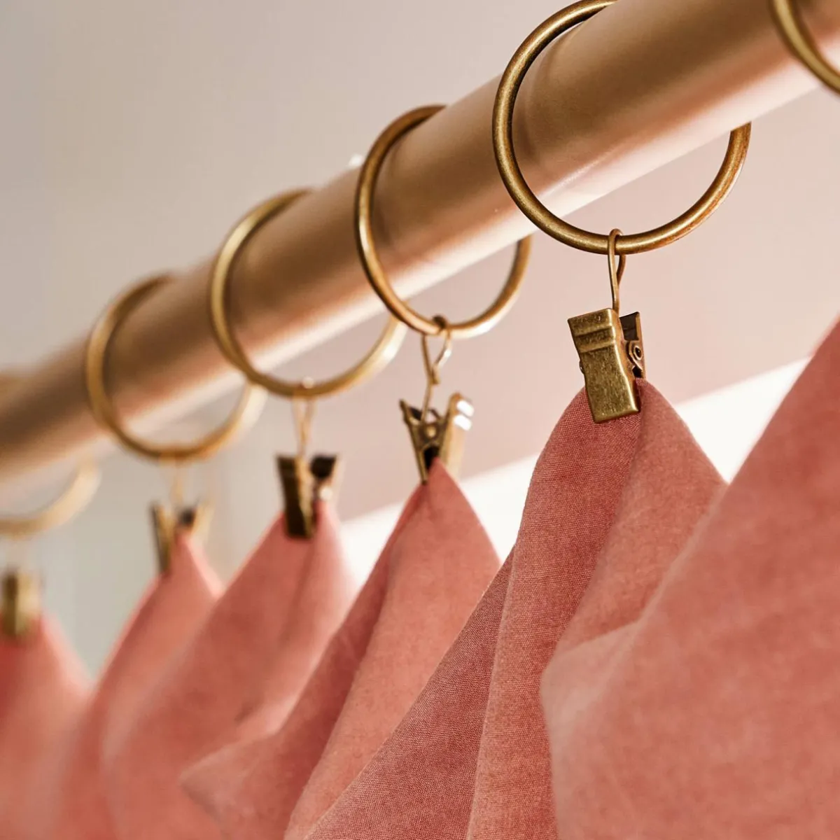 EMINZA Rideau lyocell Tencel™ ajustable (140 x max 270 cm) Olivia Terracotta Online