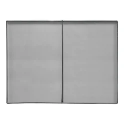 LUANCE Rideau moustiquaire baie vitrée (300 x 220 cm) Mona Gris Discount