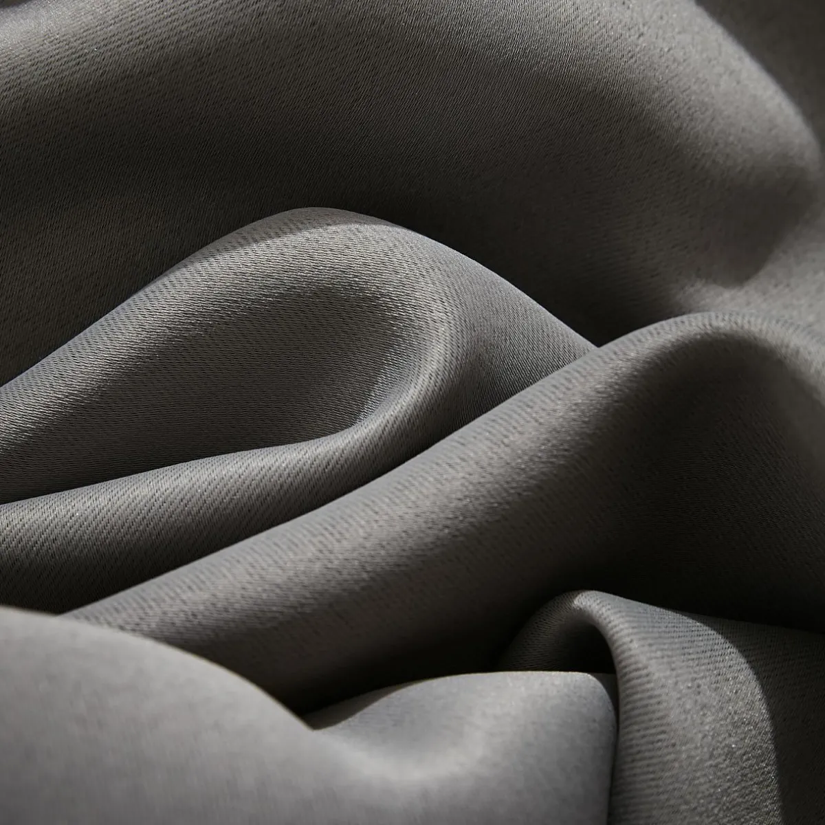 EMINZA Rideau obscurcissant galon fronceur (140 x 260 cm) Dark Gris Anthracite Hot