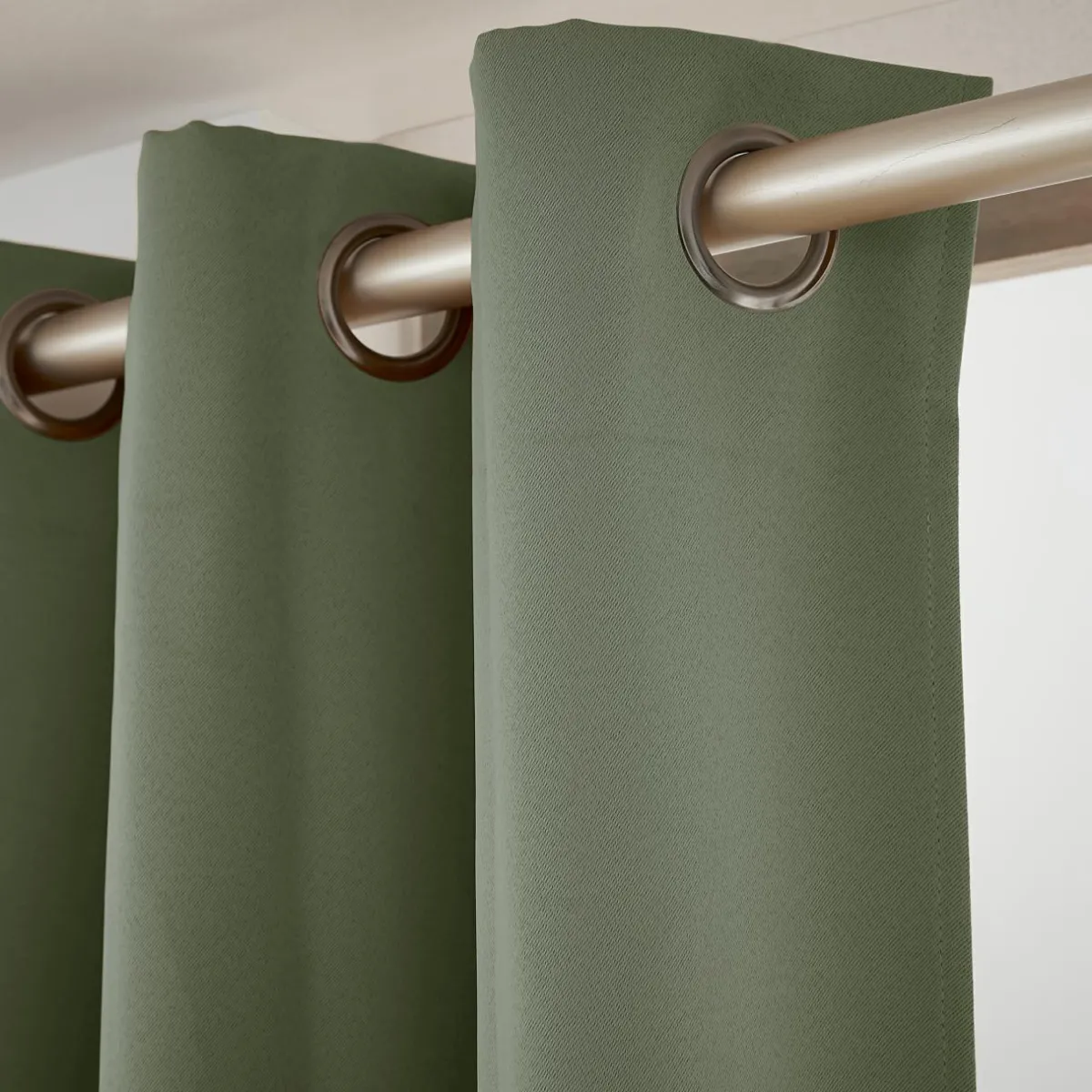 EMINZA Rideau obscurcissant (280 x 260 cm) Dark Vert kaki Online
