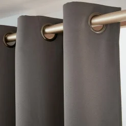 EMINZA Rideau obscurcissant (140 x 260 cm) Dark Gris Anthracite Clearance