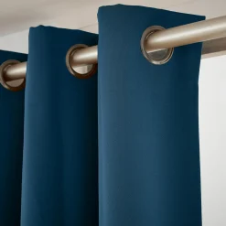 EMINZA Rideau obscurcissant (280 x 260 cm) Dark Bleu pétrole New