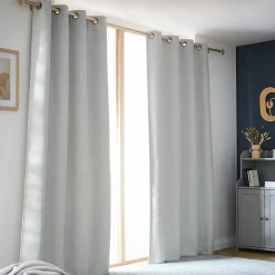EMINZA Rideau obscurcissant thermique (140 x 240 cm) Alba Gris Clearance