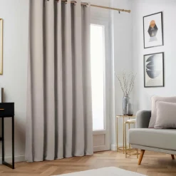 EMINZA Rideau obscurcissant thermique (180 x 260 cm) Minuit Taupe Outlet