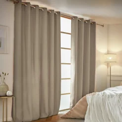 EMINZA Rideau obscurcissant thermique (180 x 260 cm) Calore Taupe New