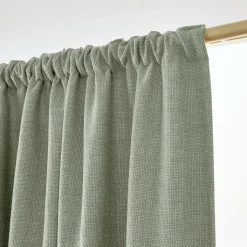 EMINZA Rideau obscurcissant thermique galon fronceur (140 x 240 cm) Alba Vert romarin Clearance