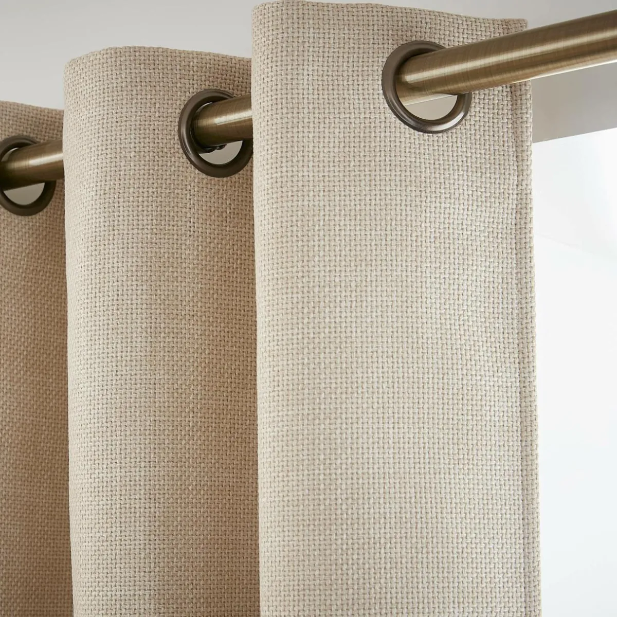 EMINZA Rideau obscurcissant thermique (280 x 240 cm) Alba grège Beige Outlet