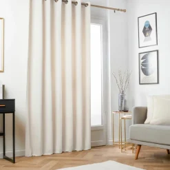 EMINZA Rideau obscurcissant thermique (180 x 260 cm) Minuit sable Beige Hot