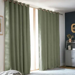EMINZA Rideau obscurcissant thermique (180 x 260 cm) Alba Vert romarin Sale
