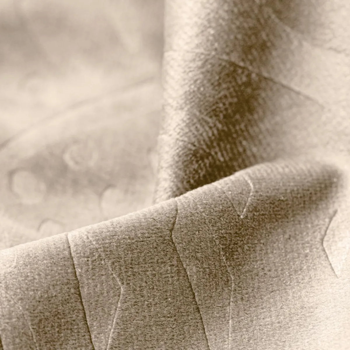 EMINZA Rideau obscurcissant velours (180 x 260 cm) Fern Taupe Clearance