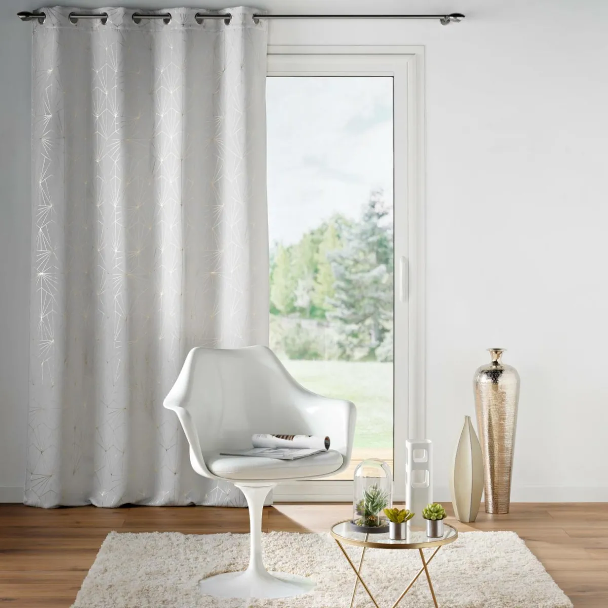 douceur d'intu017drieur Rideau occultant (140 x 260 cm) Eclat Blanc Best