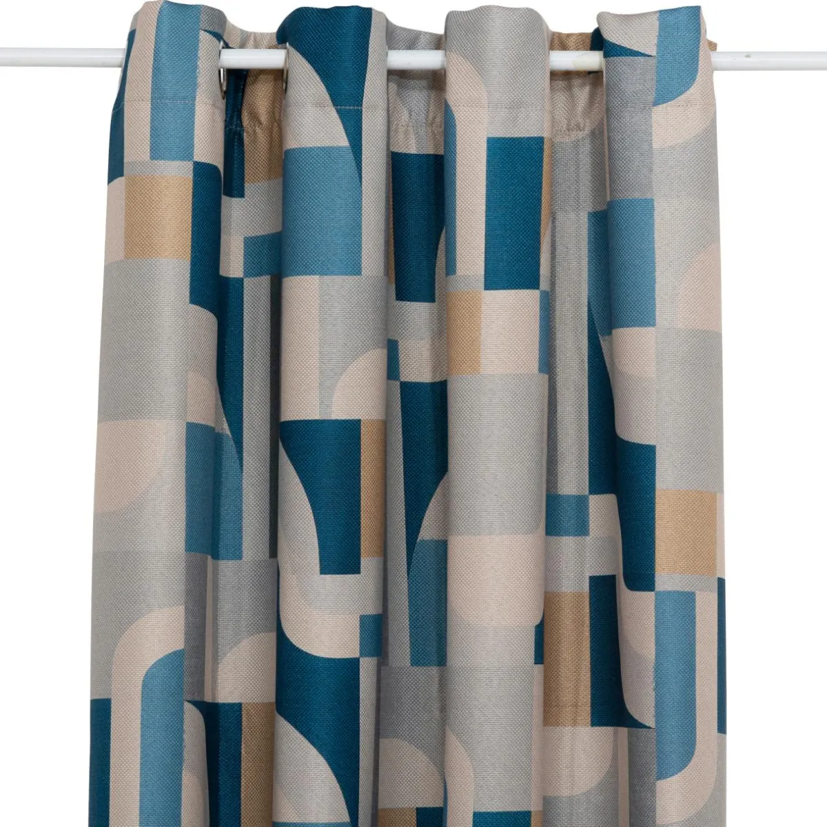 Atmosphera, cru017dateur d'intu017drieur Rideau occultant (135 x 260 cm) Elena Bleu Hot