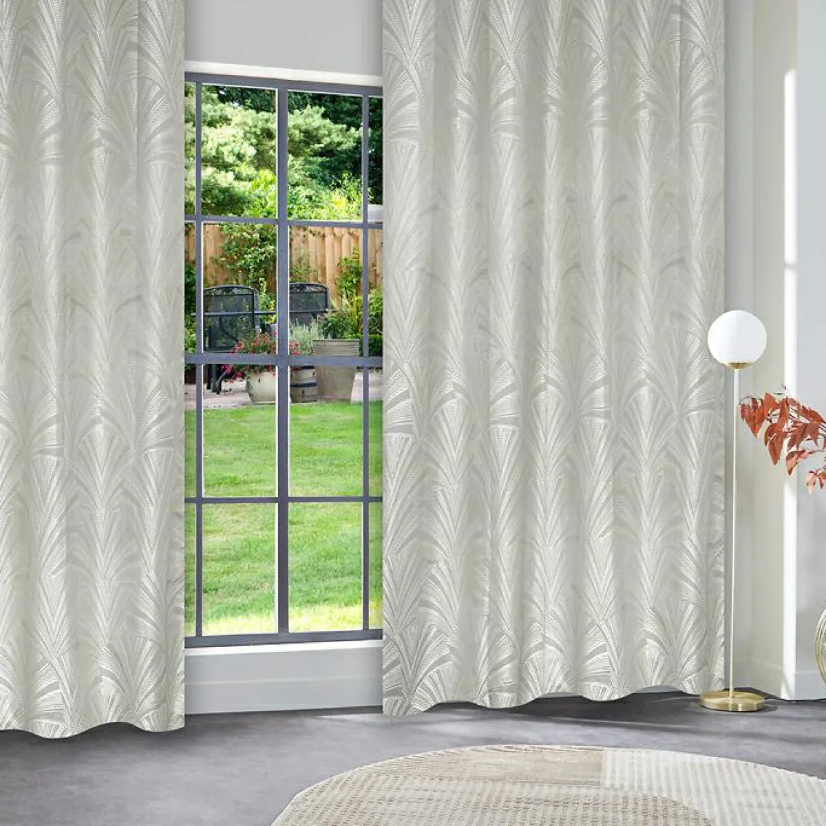 Atmosphera, cru017dateur d'intu017drieur Rideau occultant (140 x 260 cm) Effie Ecru