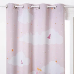 ATMOSPHERA Rideau occultant enfant (135 x 260 cm) Château Rose Hot