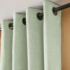 EMINZA Rideau occultant isolant Total Blackout (140 x 180 cm) Magnus Vert Eucalyptus Best