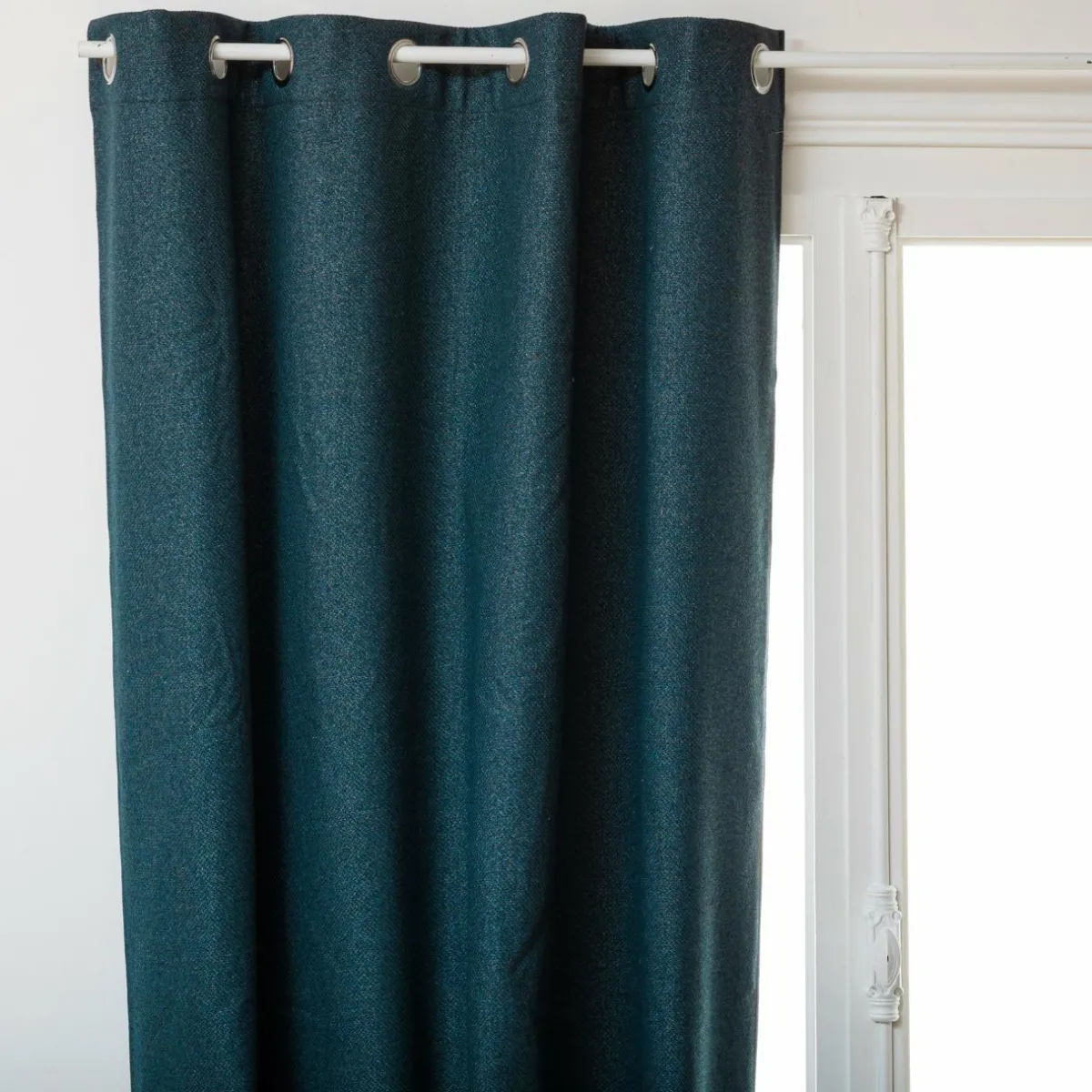 ATMOSPHERA Rideau occultant isolant (140 x 260 cm) Barn Bleu vert Hot
