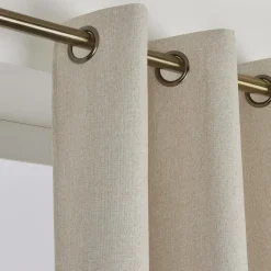 EMINZA Rideau occultant Total Blackout (140 x 180 cm) Ombra sable Beige Hot