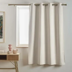 EMINZA Rideau occultant Total Blackout (140 x 180 cm) Ombra sable Beige Hot