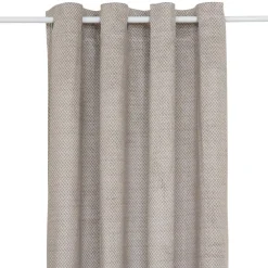 Atmosphera, cru017dateur d'intu017drieur Rideau occultant velours (135 x 260 cm) Yupi lin Beige Online