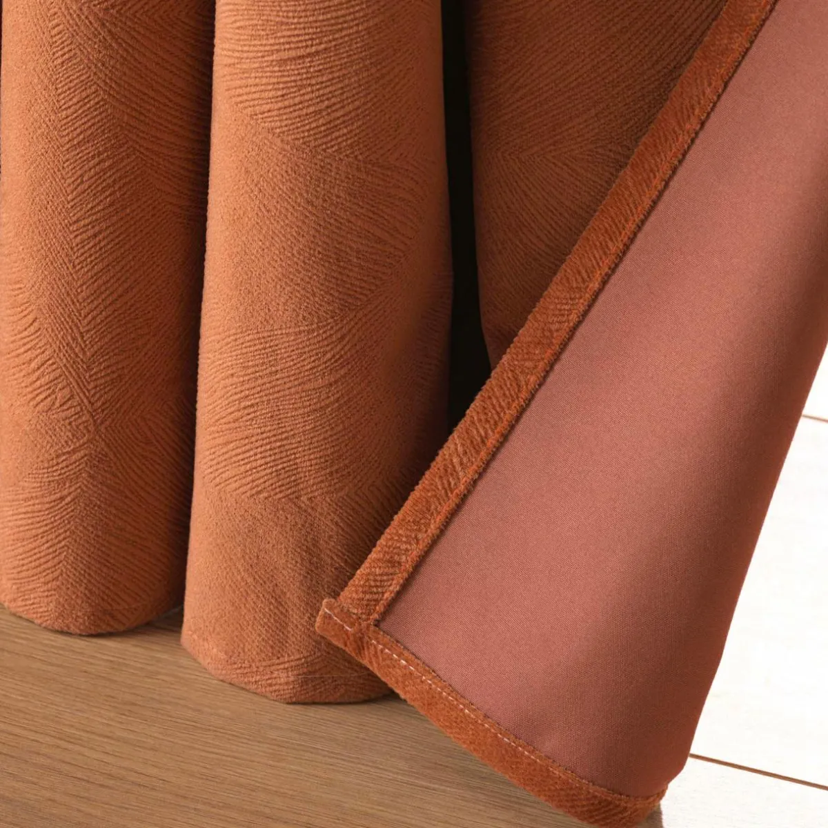 douceur d'intu017drieur Rideau occultant velours (140 x 260 cm) Olympe Camel Outlet