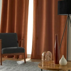 douceur d'intu017drieur Rideau occultant velours (140 x 260 cm) Olympe Camel Outlet