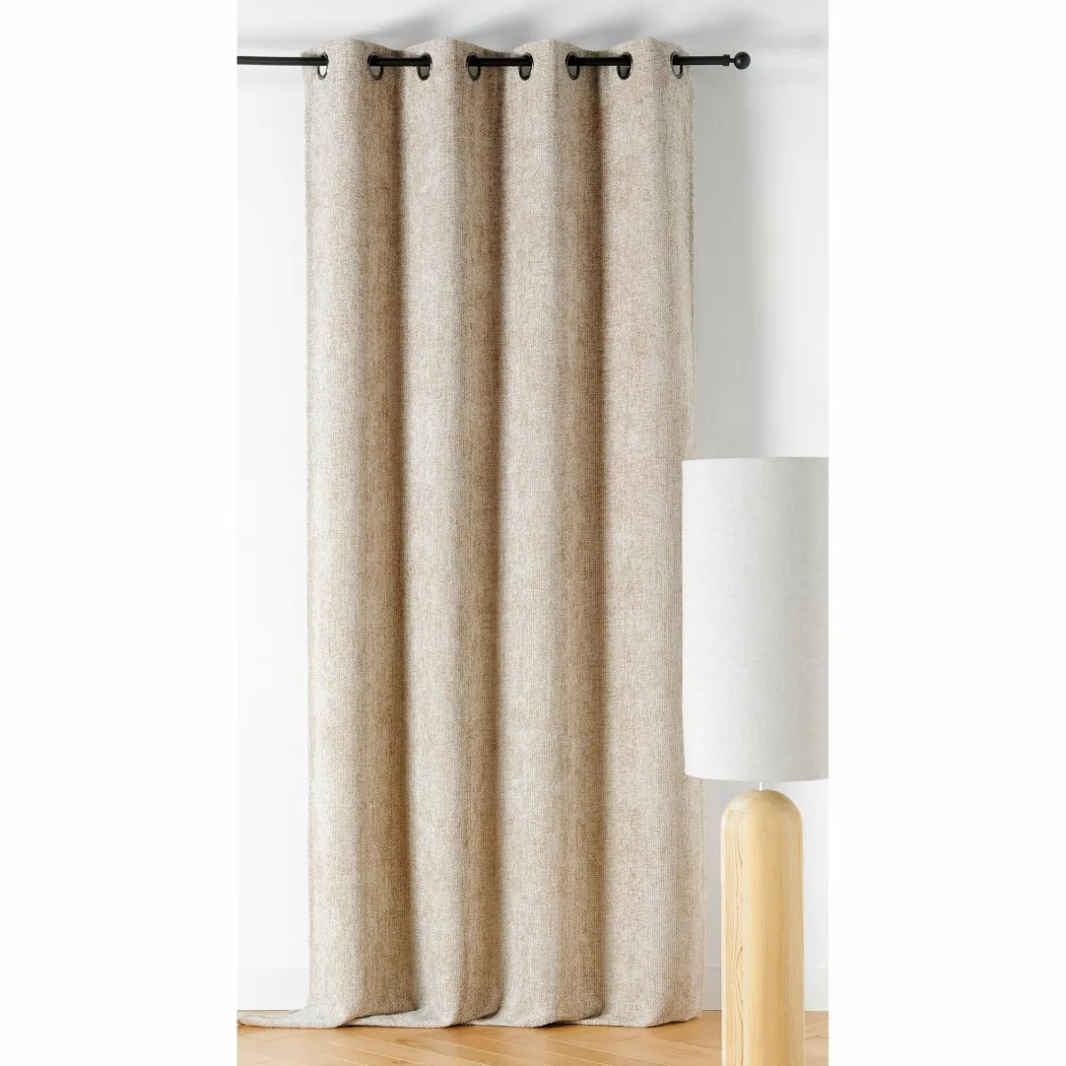 LINDER Rideau oeillets (135 x 250 cm) Aspen Beige