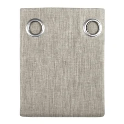 LOVELY CASA Rideau oeillets (140 x 260 cm) Bea Taupe clair Outlet
