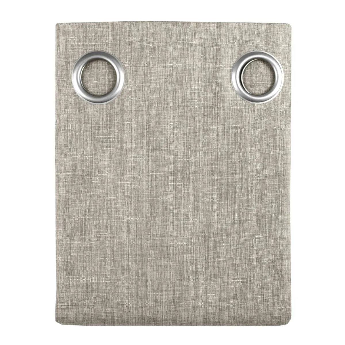 LOVELY CASA Rideau oeillets (140 x 260 cm) Bea Taupe clair Outlet