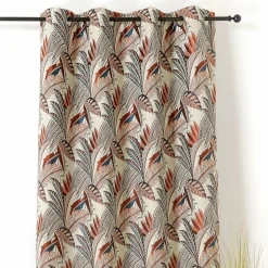 LINDER Rideau oeillets (140 x 250 cm) Eden Terracotta Discount