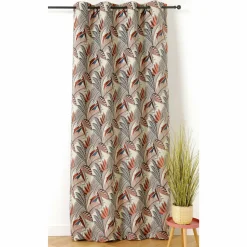 LINDER Rideau oeillets (140 x 250 cm) Eden Terracotta Discount
