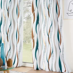 DOUCEUR D'INTERIEUR Rideau oeillets (140 x 260 cm) Lisana Multicolore Sale