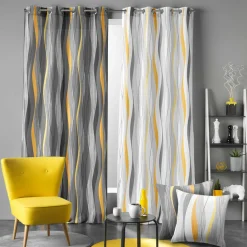 DOUCEUR D'INTERIEUR Rideau oeillets (140 x 260 cm) Ondulys Blanc Best