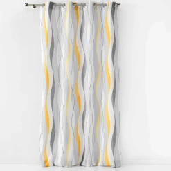 DOUCEUR D'INTERIEUR Rideau oeillets (140 x 260 cm) Ondulys Blanc Best