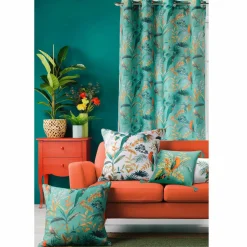DOUCEUR D'INTERIEUR Rideau oeillets (140 x 260 cm) Panis Bleu