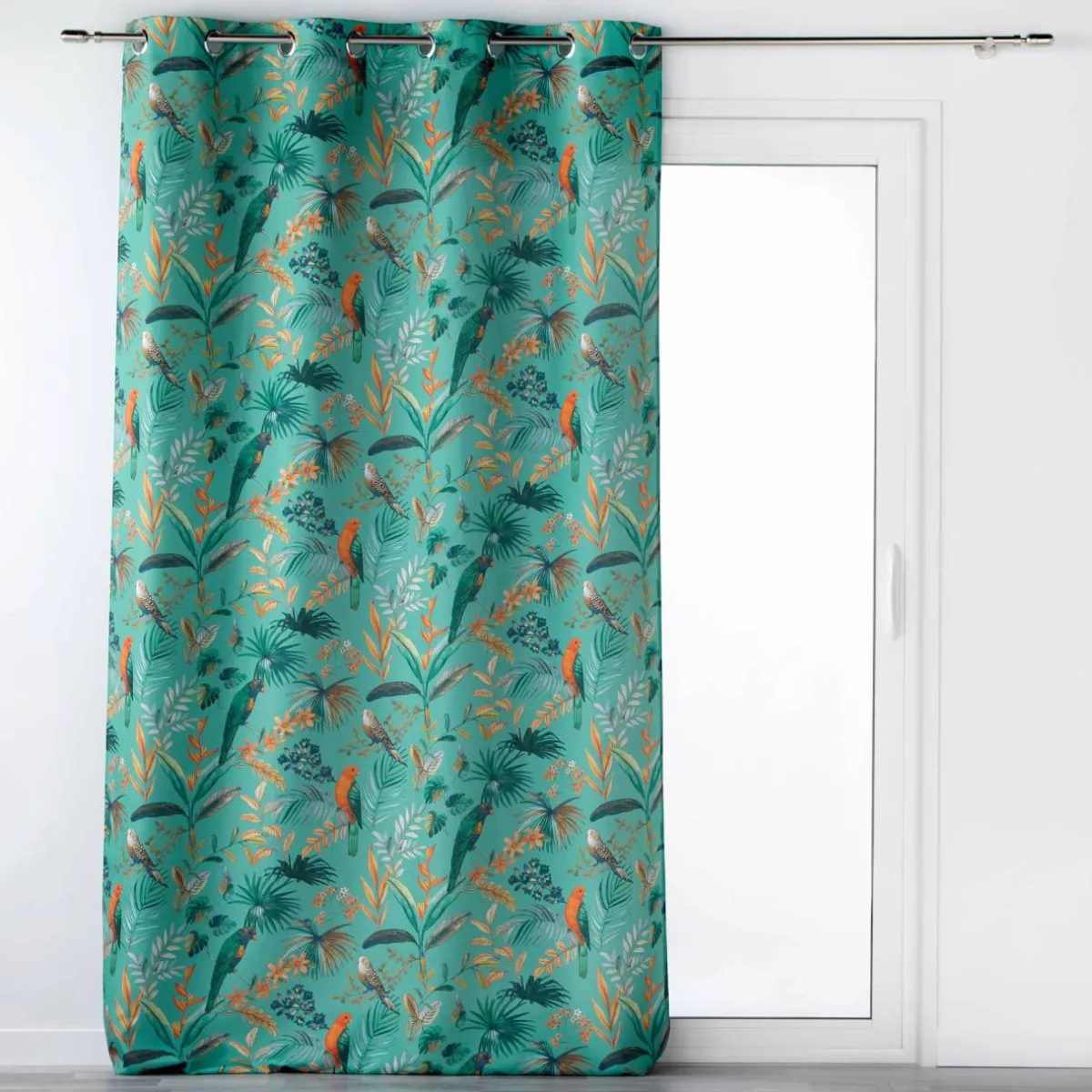 DOUCEUR D'INTERIEUR Rideau oeillets (140 x 260 cm) Panis Bleu