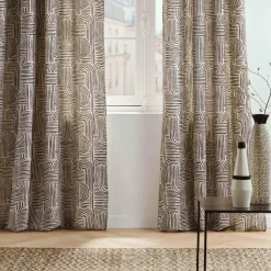 DOUCEUR D'INTERIEUR Rideau oeillets (140 x 240 cm) Pandore Noir Clearance