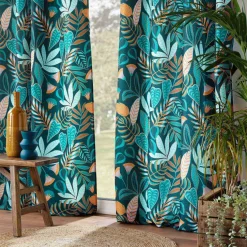 DOUCEUR D'INTERIEUR Rideau oeillets (140 x 280 cm) Tilda Vert Discount