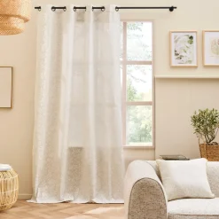 douceur d'intu017drieur Rideau polycoton (140 x 240 cm) Naya Beige New
