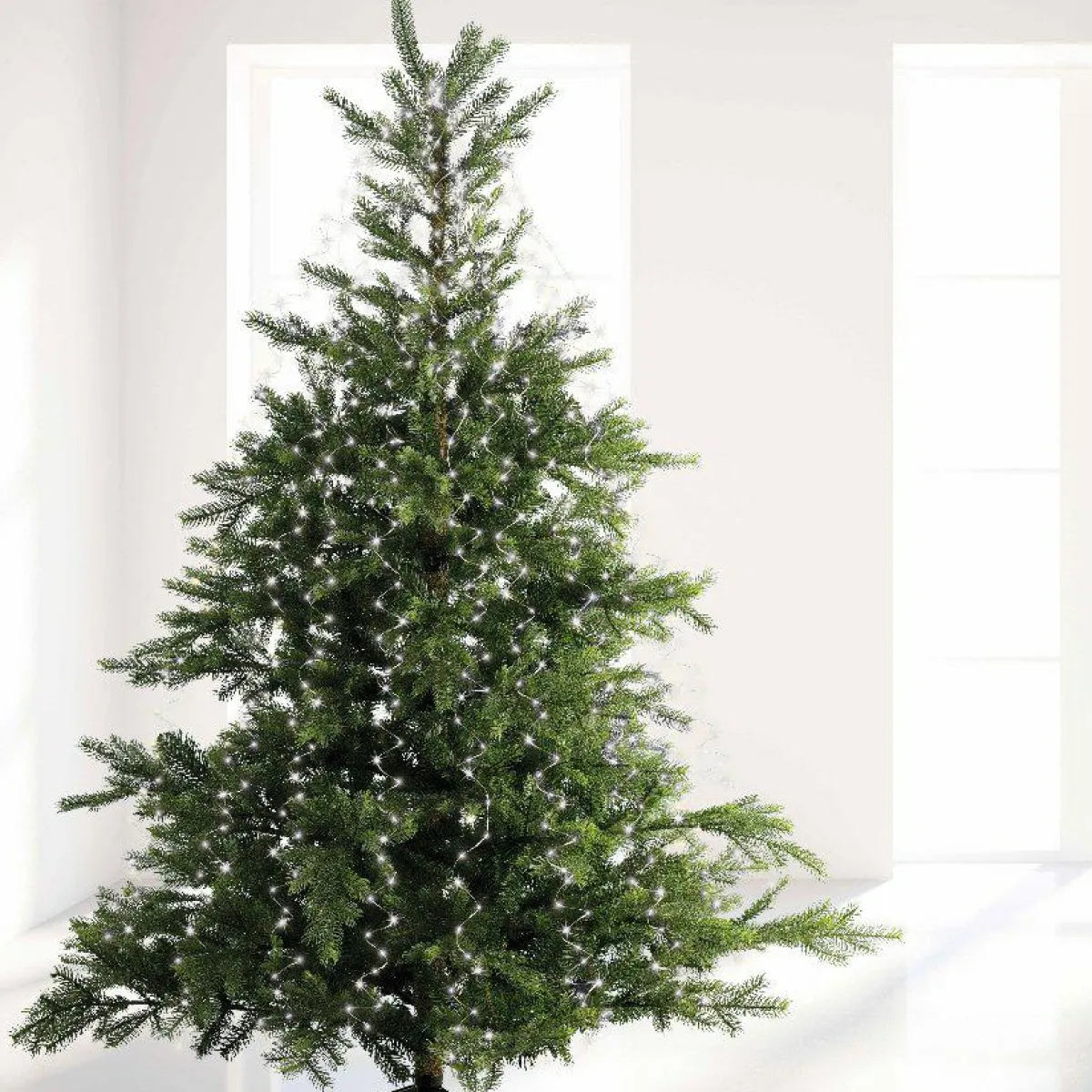 KAEMINGK Rideau pour sapin H2,40 m 832 Micro LED Flashing light Blanc froid New