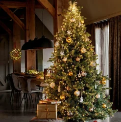 KAEMINGK Rideau pour sapin H1,80 m 408 Micro LED Flashing light Blanc chaud Discount