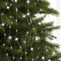 KAEMINGK Rideau pour sapin H2,10 m 672 Micro LED Flashing light Blanc froid Discount