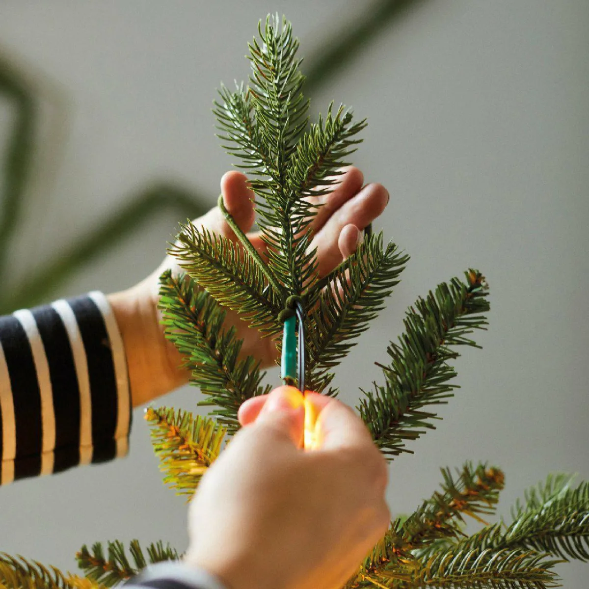 KAEMINGK Rideau pour sapin H2,40 m 832 Micro LED Flashing light Blanc chaud