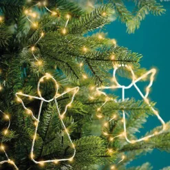 KAEMINGK Rideau pour sapin Micro Led H1,80 m 534 LED Ange Blanc très chaud Discount