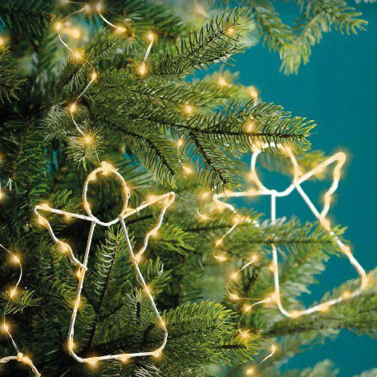 KAEMINGK Rideau pour sapin Micro Led H1,80 m 534 LED Ange Blanc très chaud Discount
