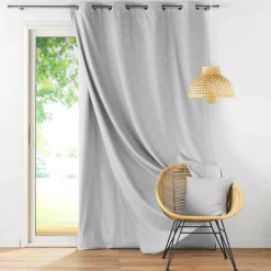 DOUCEUR D'INTERIEUR Rideau thermique doublure amovible (140 x 260 cm) Coverline Gris clair Hot