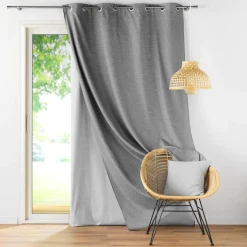 DOUCEUR D'INTERIEUR Rideau thermique doublure amovible (140 x 260 cm) Coverline Gris Anthracite Sale